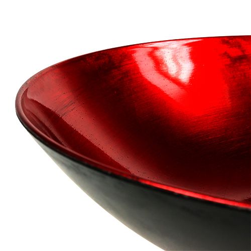 Floristik24 Bordpynt skål rød Ø28cm plast