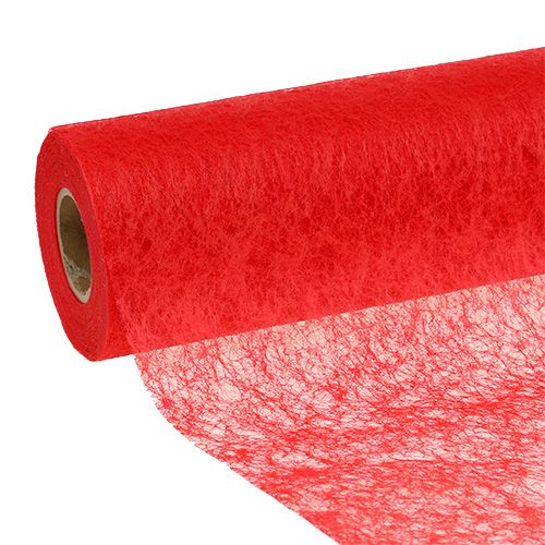 Floristik24 Bordløber fleece rød 23cm 25m