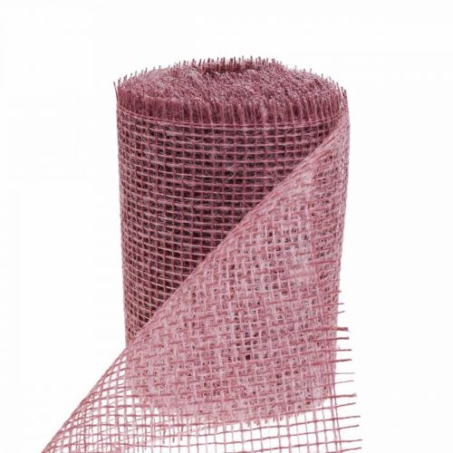 Floristik24 Bordløber jute jute bånd bordbånd pink B15cm L10m