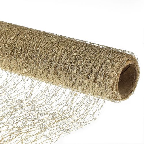 Floristik24 Bordløber bordløber Champagne Glitter B35cm L200cm