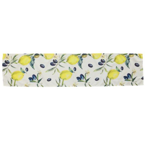 Artikel Bordløber citroner og oliven bordløber sommertekstil 138×32cm