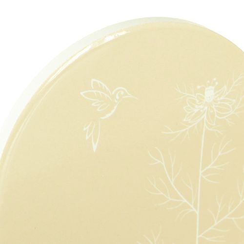 Artikel Bordskånere Spring Bird Brun Hvid Ø11cm 6 stk