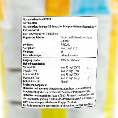 Artikel Frux lergranulat Hydroton ekspanderet lerplantegranulat 18l