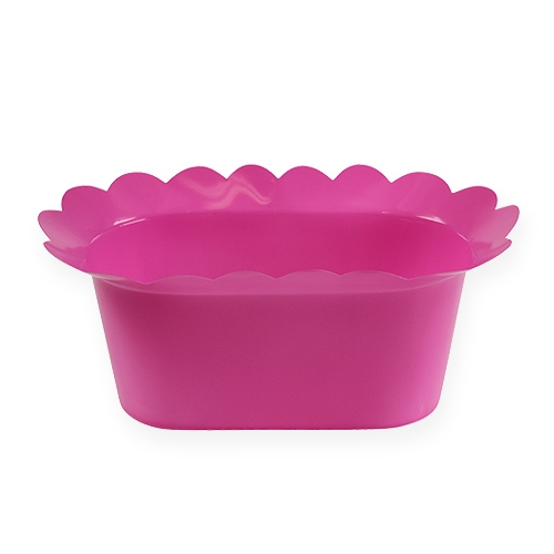 Floristik24 Plastgryde oval farvet 23cm 10stk