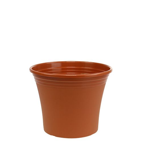 Floristik24 Potte “Irys” plast terracotta Ø15cm H13cm, 1stk