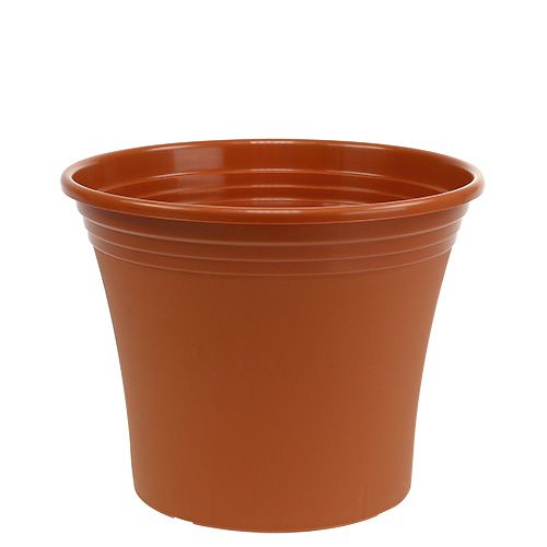 Floristik24 Potte “Irys” plast terracotta Ø25cm H21cm, 1 stk