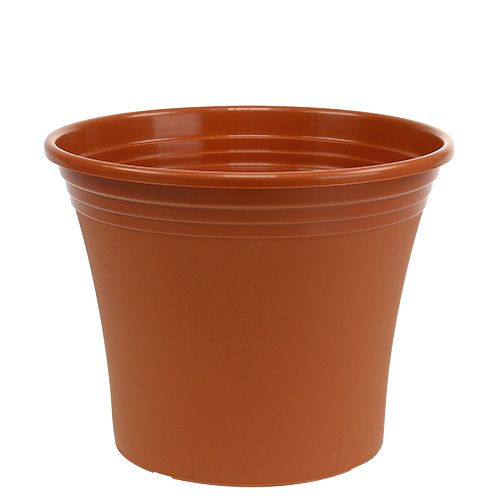 Floristik24 Potte “Irys” plast terracotta Ø29cm H24cm, 1stk