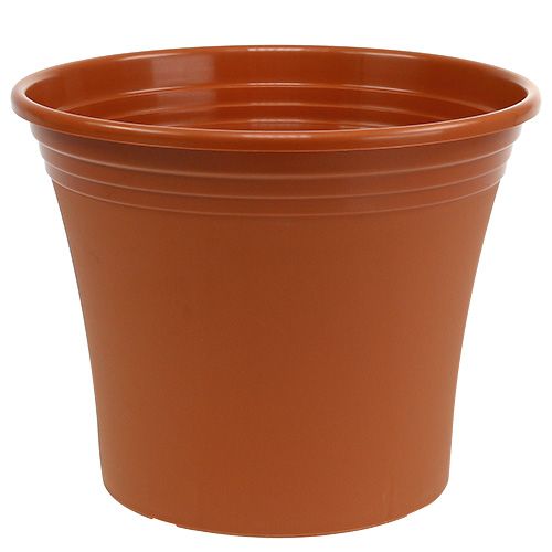 Floristik24 Potte “Irys” plast terracotta Ø43cm H35cm, 1stk