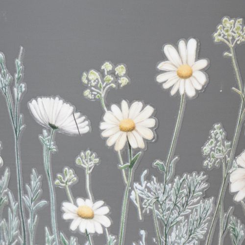 Artikel Urtepotte med margueritmotiv til stilfuld indretning, 11 cm, 4 stk.