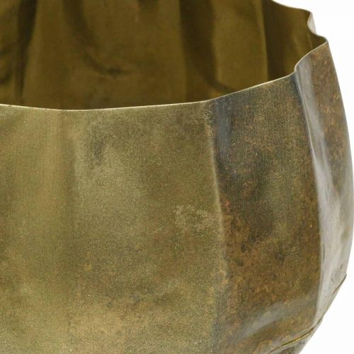 Artikel Dekorativ skål i messing metal skål Ø22/18/14 cm sæt med 3 stk