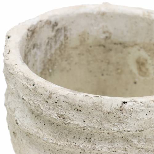 Floristik24 Plantepotte hvid antik Ø12,5cm H11cm 2stk