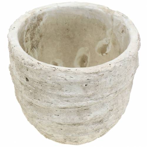 Floristik24 Plantepotte hvid antik Ø12,5cm H11cm 2stk