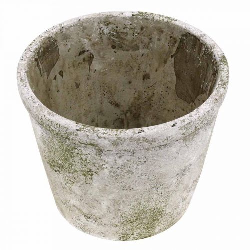 Floristik24 Urtepotte i antik look med patinabeton Ø17,5cm H14cm