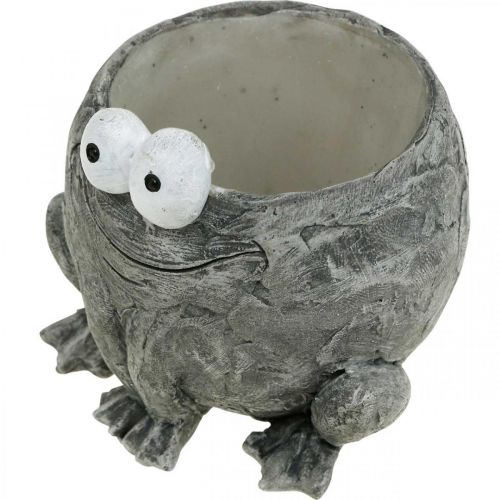 Artikel Grydeskjuler frø med smilegrå 11x12cm