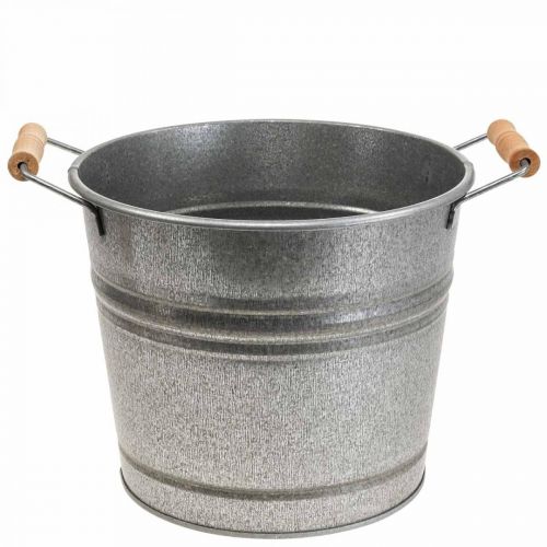 Floristik24 Plantekasse vintage dekorativ metalspand Ø26cm H23cm