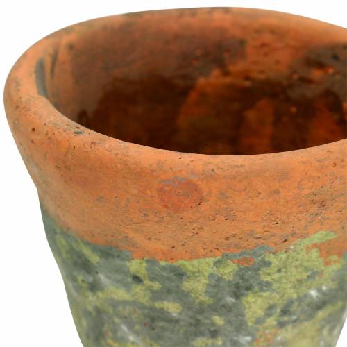 Floristik24 Plantepottepottemaskine vintage naturler Ø14,5cm H12cm 2stk