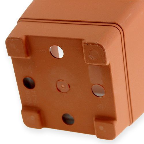 Floristik24 Blomsterpotte "Nora" 14cm x 14cm H11cm terracotta, 1 stk