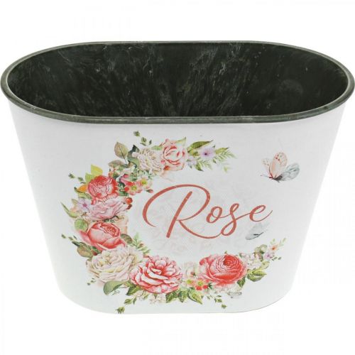 Artikel Plantekasse, dekorative potteroser, blomsterskål L19cm H12,5cm