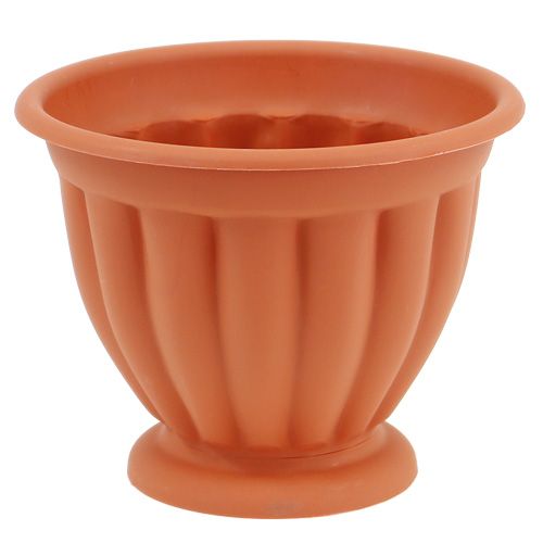 Artikel Plastik urtepotte med terrakottafod Ø 15 cm - 21 cm, 1 stk.