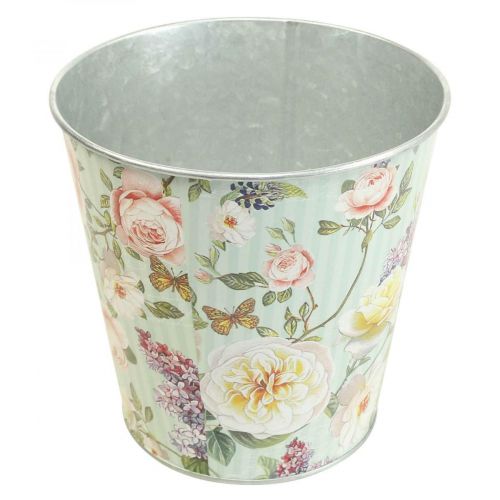 Urtepotte roser plantekasse metal sommer Ø15,5cm H15cm