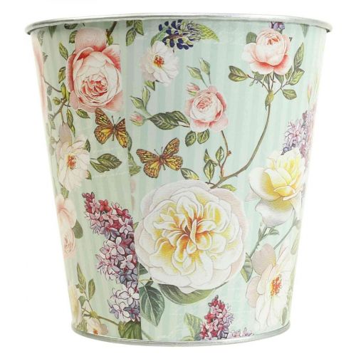 Floristik24 Urtepotte roser plantekasse metal sommer Ø15,5cm H15cm