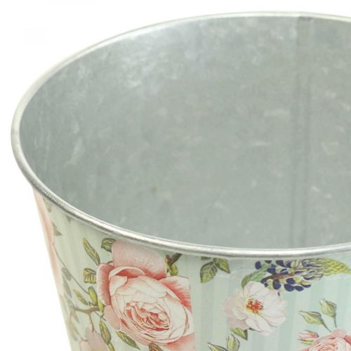 Floristik24 Urtepotte roser plantekasse metal sommer Ø15,5cm H15cm