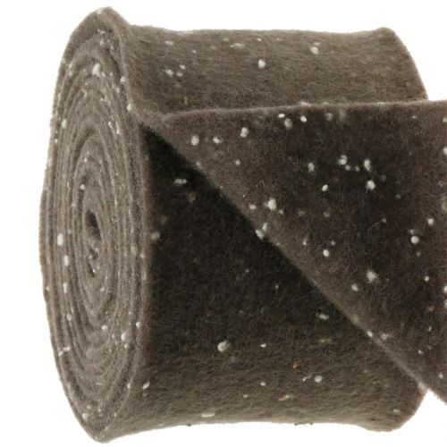 Floristik24 Pottape filttape brun med prikker 15cm x 5m