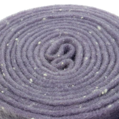 Pot tape filt tape lilla med prikker 15cm x 5m