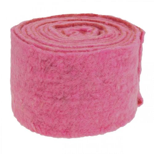 Floristik24 Filttape, pottetape, uldfilt pink, orange meleret 15cm 5m