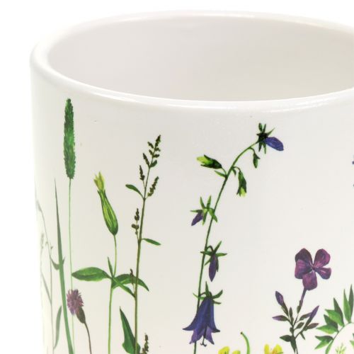 Floristik24 Planter blomster design Ø12 / 10 / 8cm sæt med 3