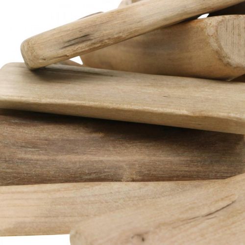 Floristik24 Drivtømmer natur, maritim dekorationstræ L8cm 250g