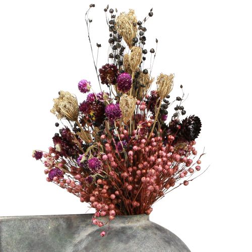Artikel Tørrede blomster lilla kløver halm blomster hør dild 35cm 150g