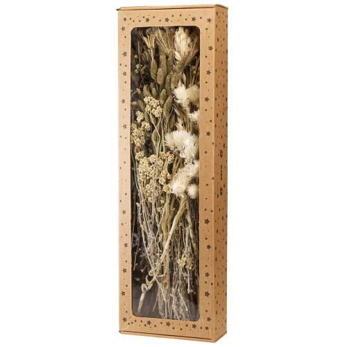 Artikel Tørrede blomster hvidguld med hue blomster Phalaris 30cm 200g