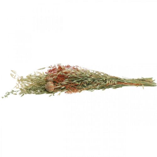 Artikel Buket tørrede blomster korn og valmuer tør dekoration 60cm 100g
