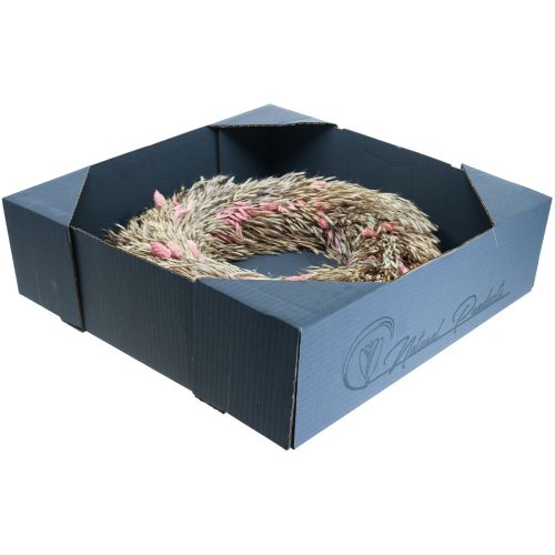 Floristik24 Tørkrans havre phalaris krans naturlig pink Ø44cm