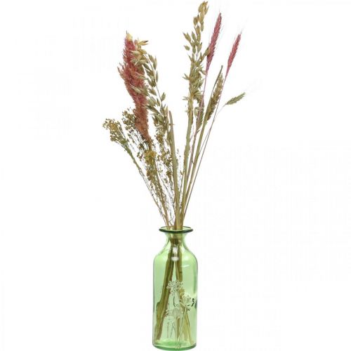 Artikel Tørrede blomster DIY sæt til buket lyserøde tørre blomster 60cm