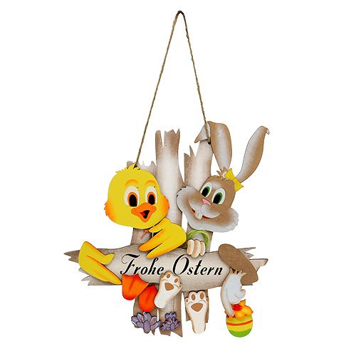 Floristik24 Dørskilt Glad påske 28 cm x 32 cm