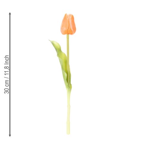 Artikel Kunstige tulipaner til forårsdekoration, stue og køkken, med naturtro udseende, 30 cm, 7 stk.