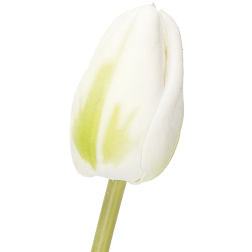 Artikel Dekorative kunstige tulipanblomster til stilfuld indretning, 40 cm, 5 stk.