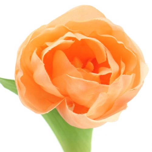 Floristik24 Tulipan kunstig fersken 26,5cm 5 stk
