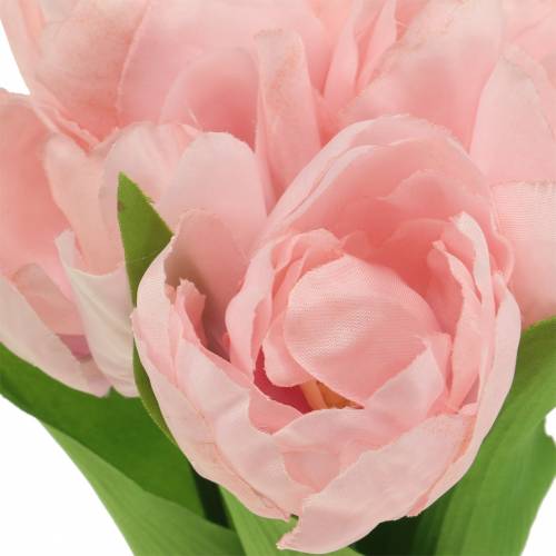 Floristik24 Tulipaner kunstig rose 26,5cm 5 stk