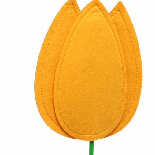 Artikel Filtblomst tulipan gul H68cm