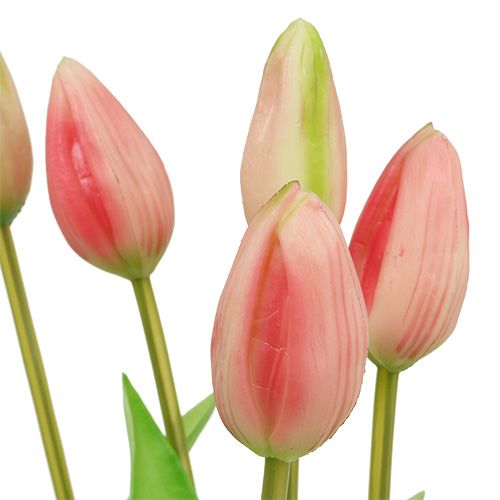 Artikel Tulipankrave pink ægte touch