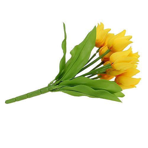 Floristik24 Tulipanbusk Gul H30cm