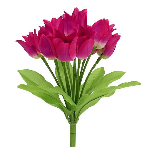 Floristik24 Tulipanbusk pink L 30cm
