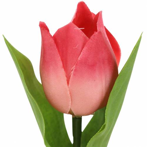 Artikel Tulipanblanding kunstige blomster lyserød abrikos 16cm 12stk