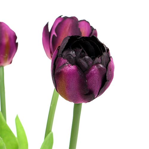 Floristik24 Tulipan buket 43 cm lilla