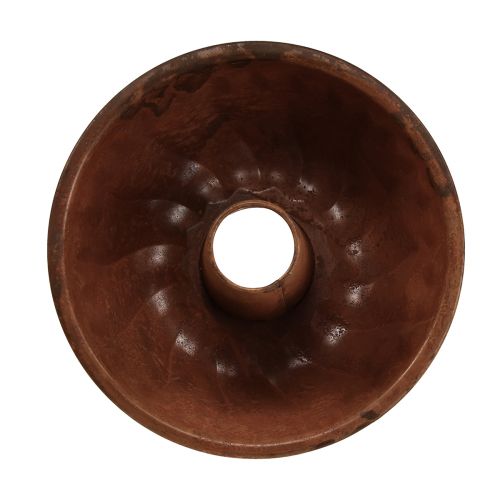 Floristik24 Plantekasse rustkageform køkkendekoration metal Ø23cm H12cm