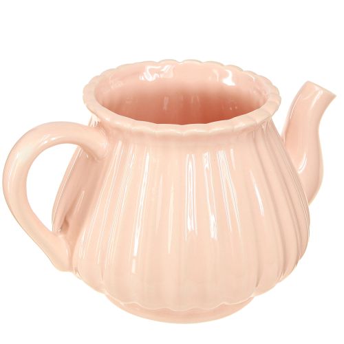 Artikel Plantekar keramik dekorativ tekande orange gul 19,5×13,5×11cm 2 stk.