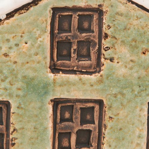 Artikel Plantekasse Keramik Hus Advent Mint Hvid 10×10×12 cm